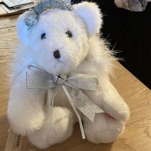 Ganz Christmas Angel Bear Battery Op Plays 8 Tunes Wings Head Arms Move New